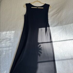 DKNY Black Midi Dress
